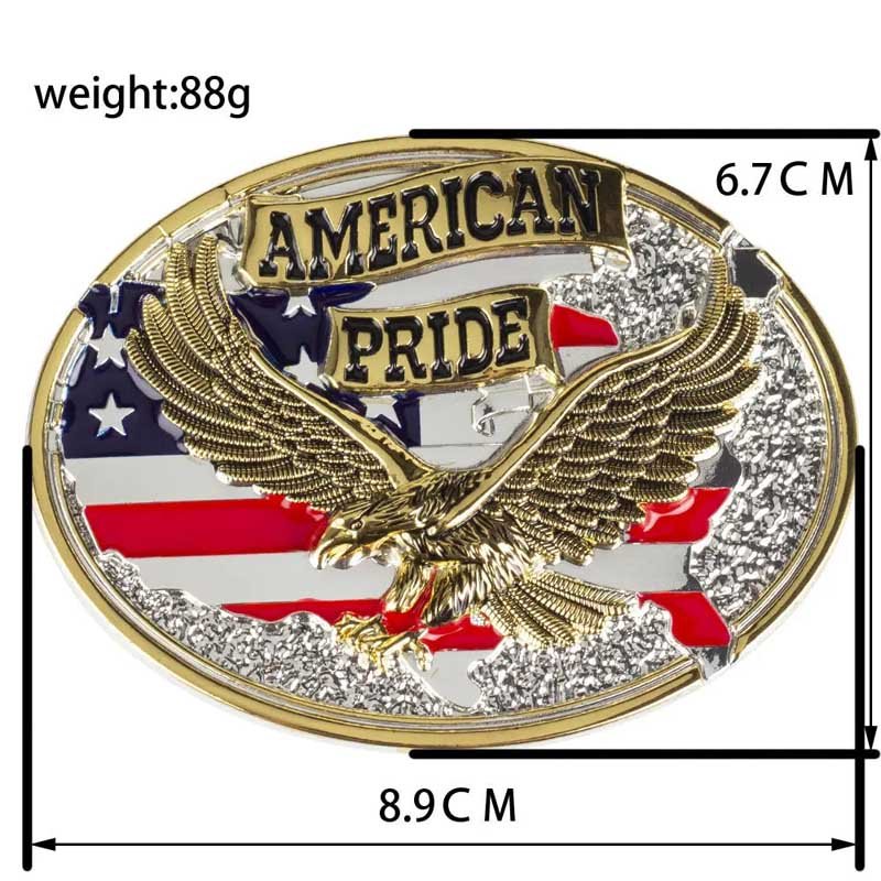 American Pride Eagle Gold Belt Buckle - CowderryBelt BuckleGold