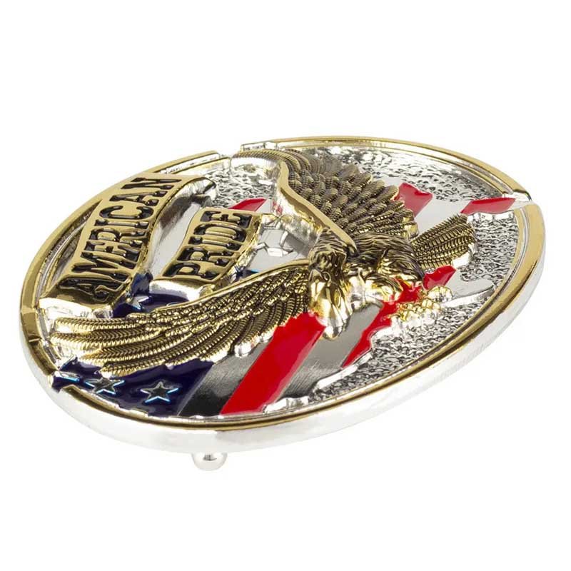 American Pride Eagle Gold Belt Buckle - CowderryBelt BuckleGold
