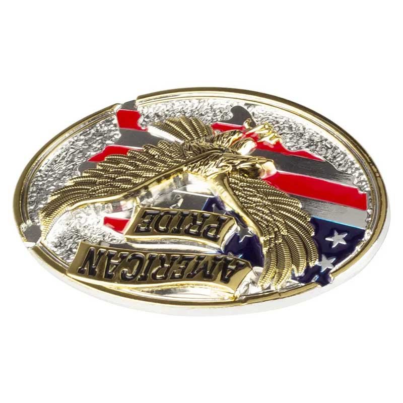 American Pride Eagle Gold Belt Buckle - CowderryBelt BuckleGold