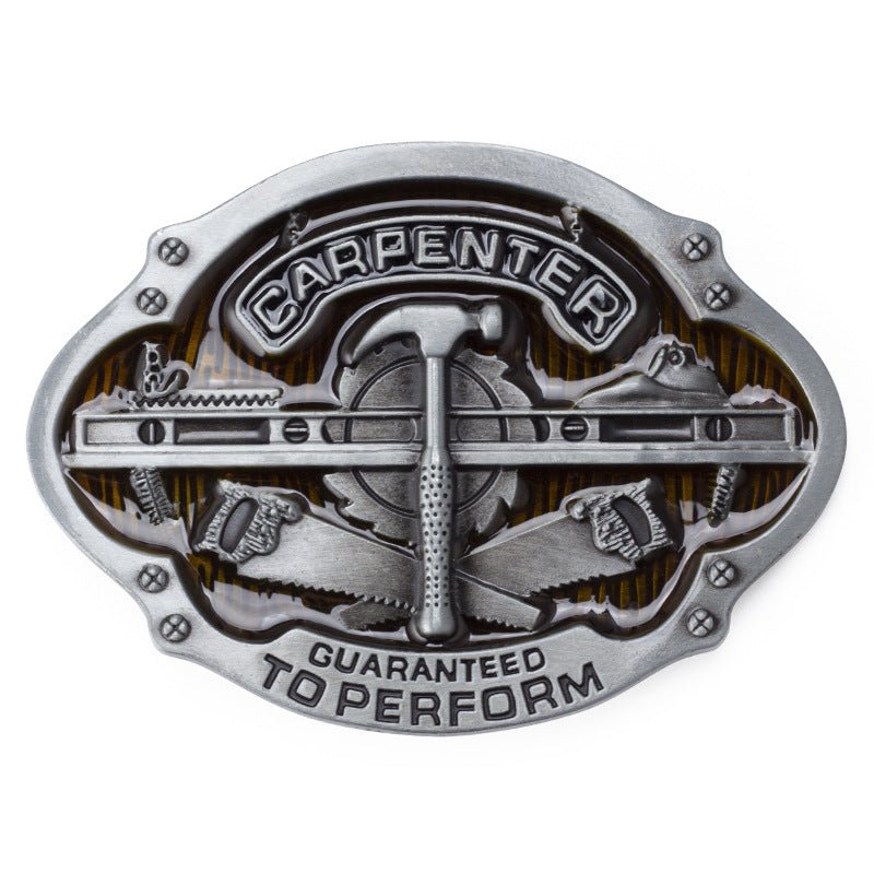 Carpenter Guaranteed To Perform Belt Buckles - CowderryBelt BuckleCarpenter