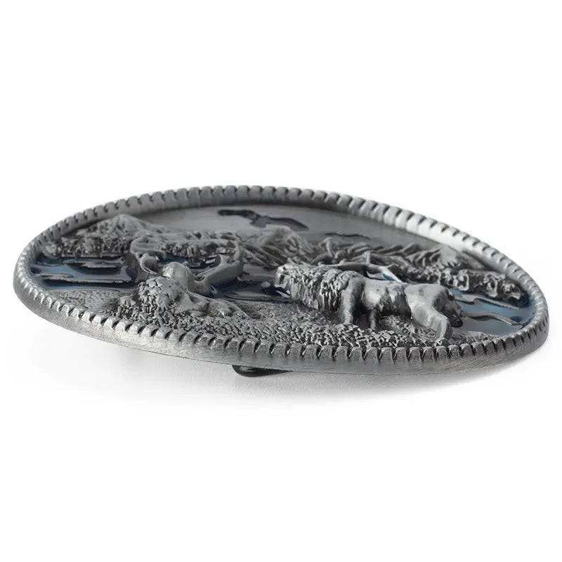 Colored Whitetail Deer Belt Buckle - CowderryBelt Buckle