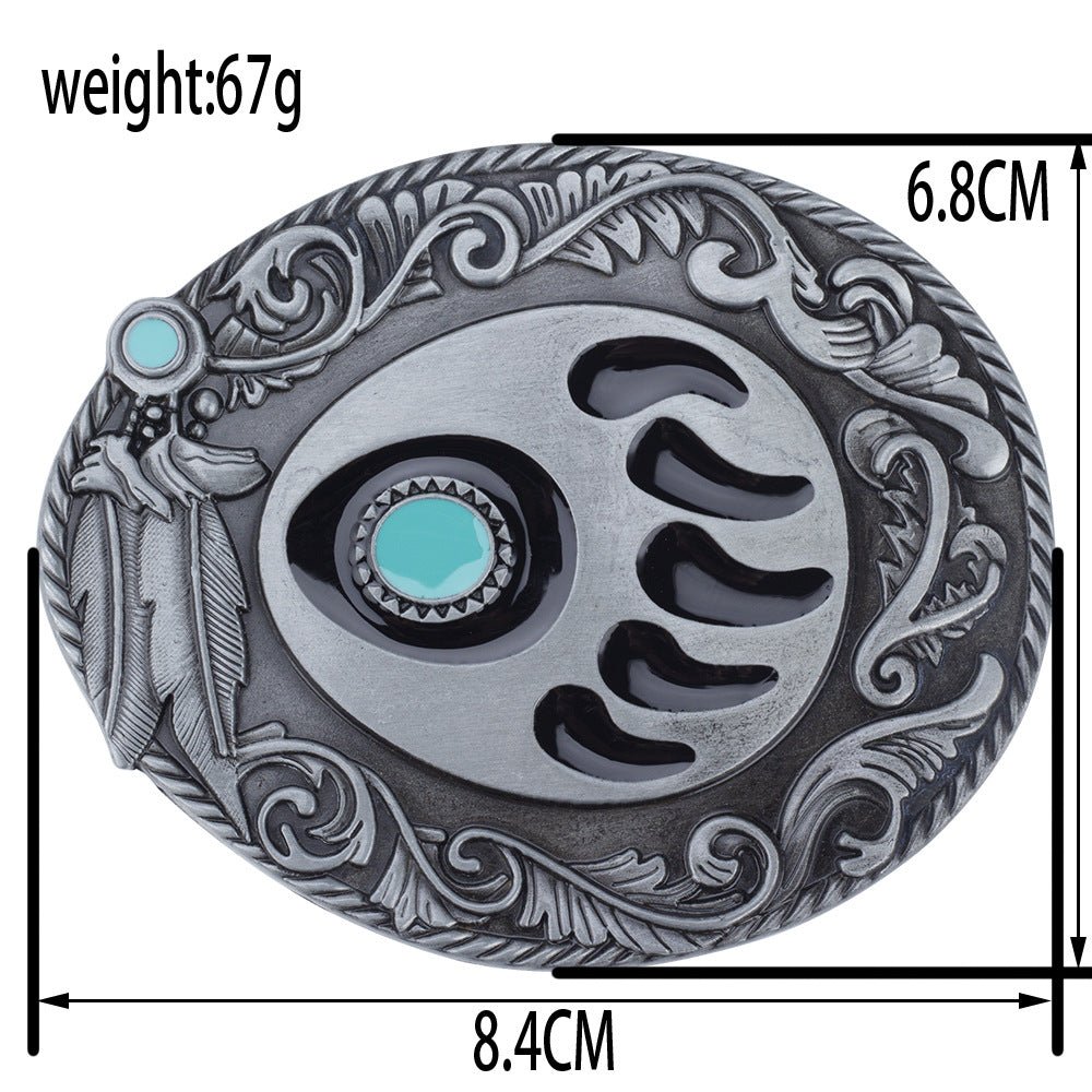 Colorful Animal Paw Belt Buckle - CowderryBelt Buckle