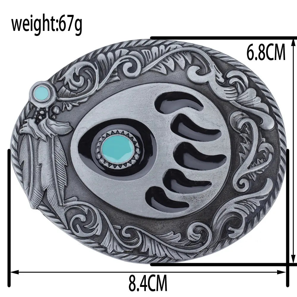 Colorful Animal Paw Belt Buckle - CowderryBelt Buckle