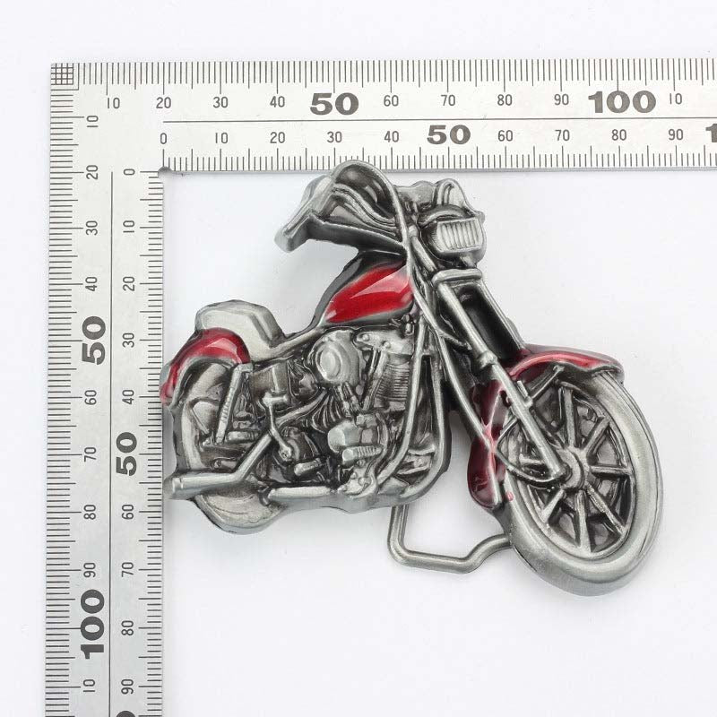 Cool Motorcycle Western Belt Buckle - CowderryBelt BucklesBlue