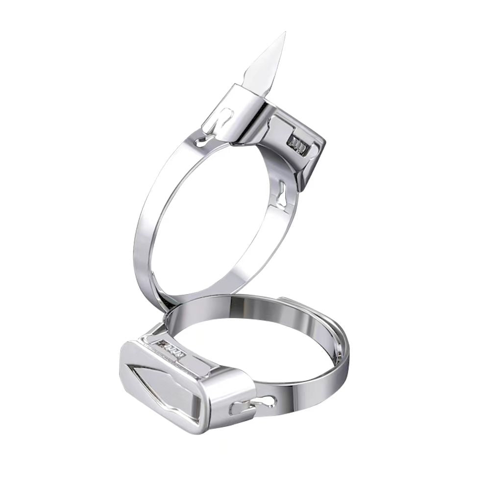 Cool Open Ring One Size for All - CowderrySilver