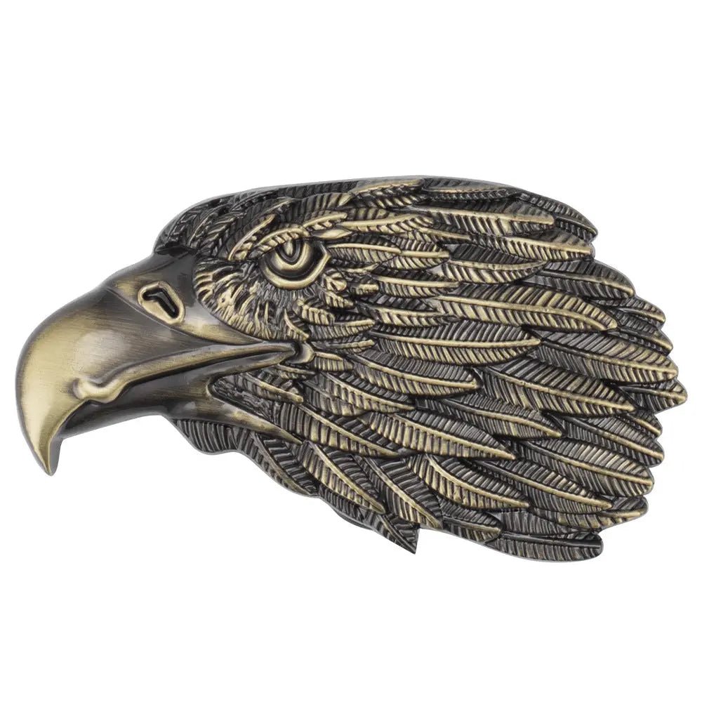 D1 Eagle Head Western Belt Buckle - CowderryBelt BucklesBronze