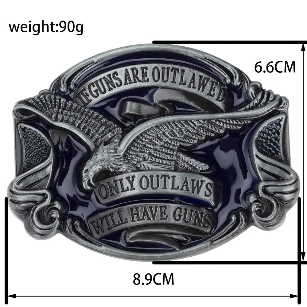 Eagle Cowboy Belt Buckle - CowderryBelt BuckleAncient tin