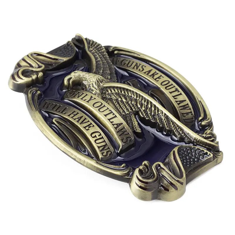 Eagle Cowboy Belt Buckle - CowderryBelt BuckleAncient tin