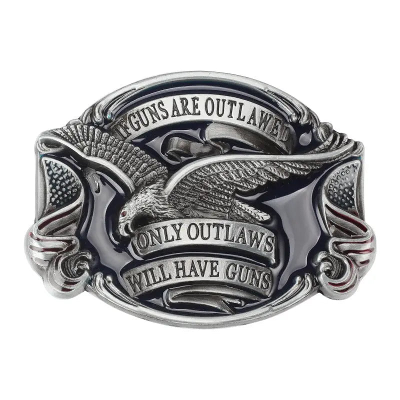 Eagle Cowboy Belt Buckle - CowderryBelt BuckleAncient tin