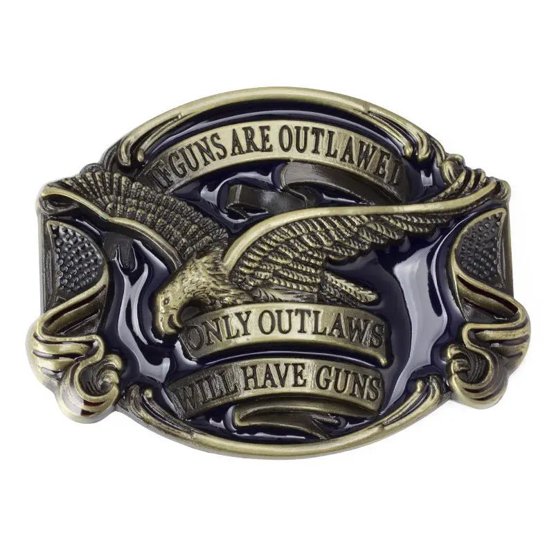 Eagle Cowboy Belt Buckle - CowderryBelt BuckleBronze