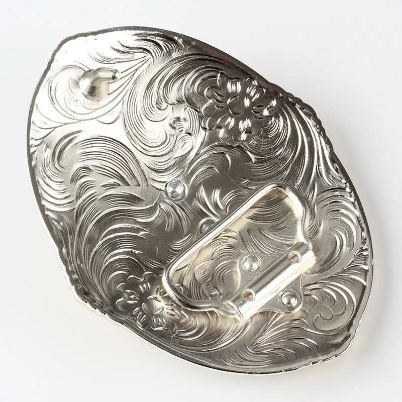 Gold Bull Head Rodeo Belt Buckle - CowderryBelt BuckleGold