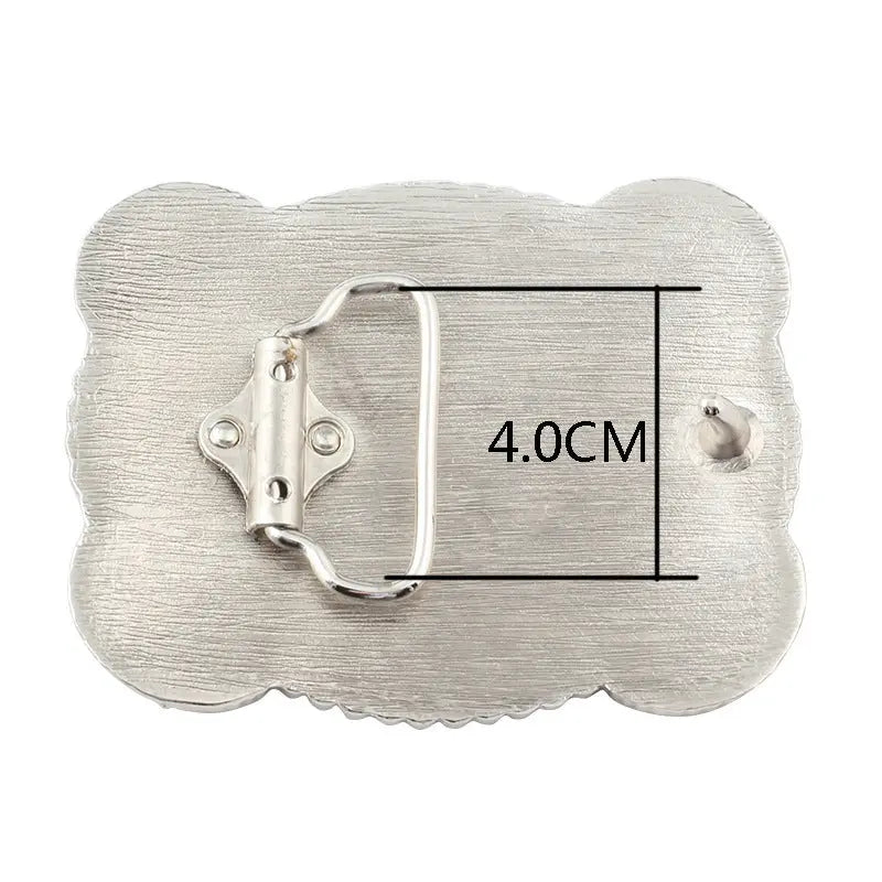 Golden Cross and Horse Belt Buckle - CowderryBelt Buckle