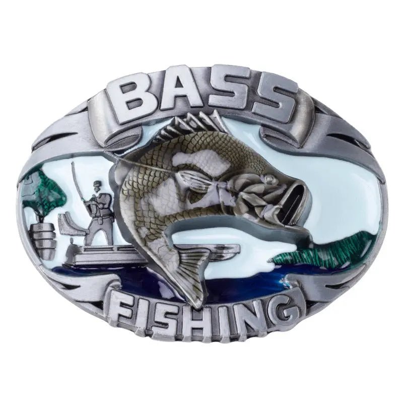 Largemouth Bass Western Belt Buckle - CowderryBelt BuckleColor 2