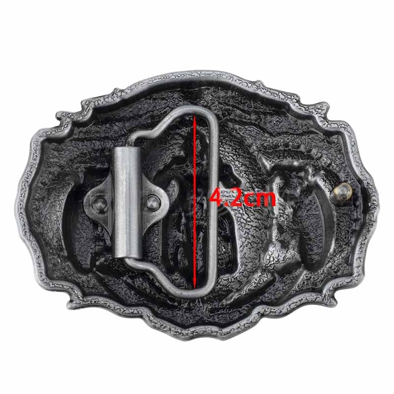 Live To Ride Ride To Live Western Belt Buckle - CowderryBelt BucklesBronze