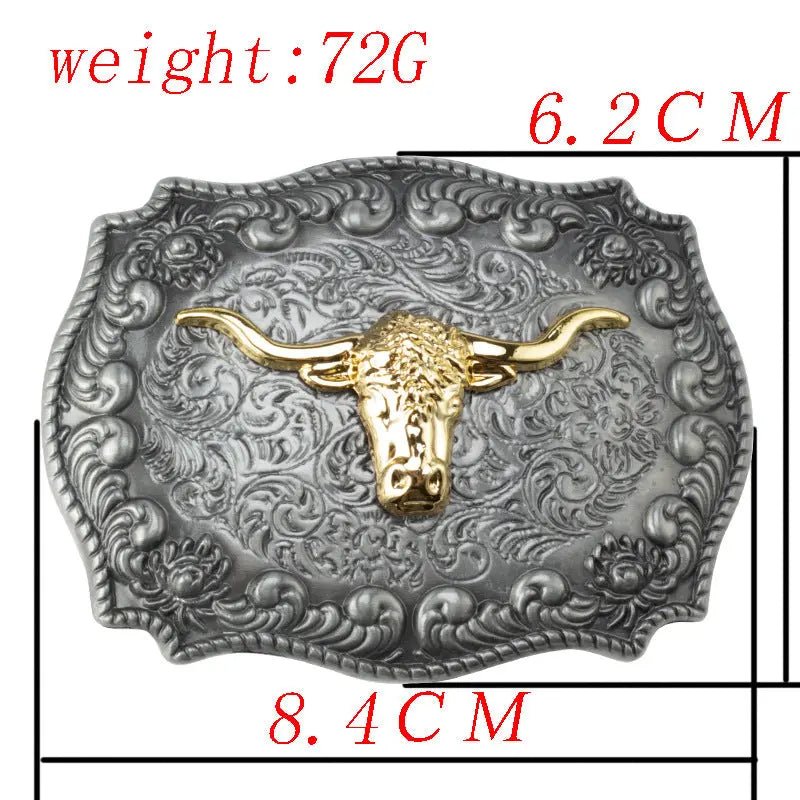 Longhorn Belt Buckle - CowderryBelt Buckle