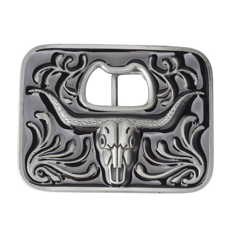Longhorn Bottle Opener Belt Buckle - CowderryBelt Buckles