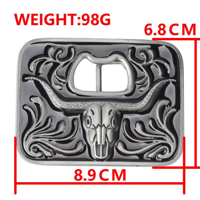 Longhorn Bottle Opener Belt Buckle - CowderryBelt Buckles