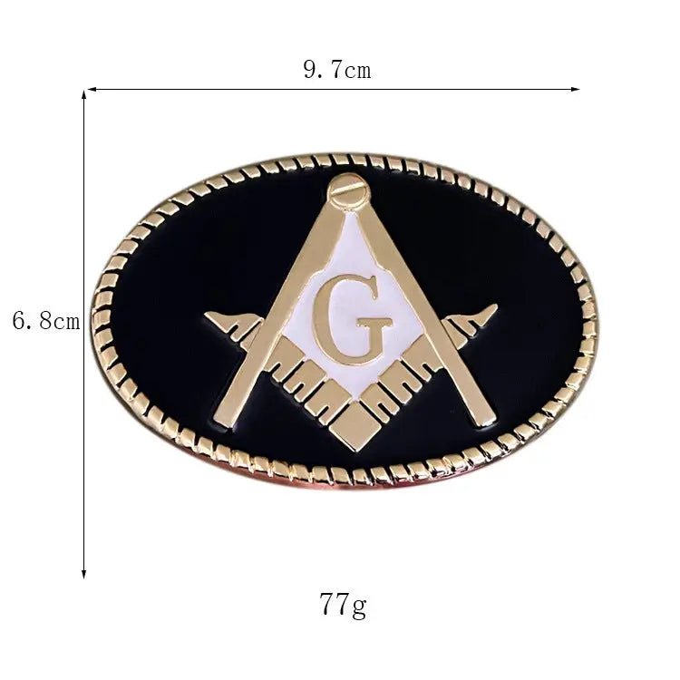 Masonic Belt Buckle - CowderryBelt BuckleStyle 1