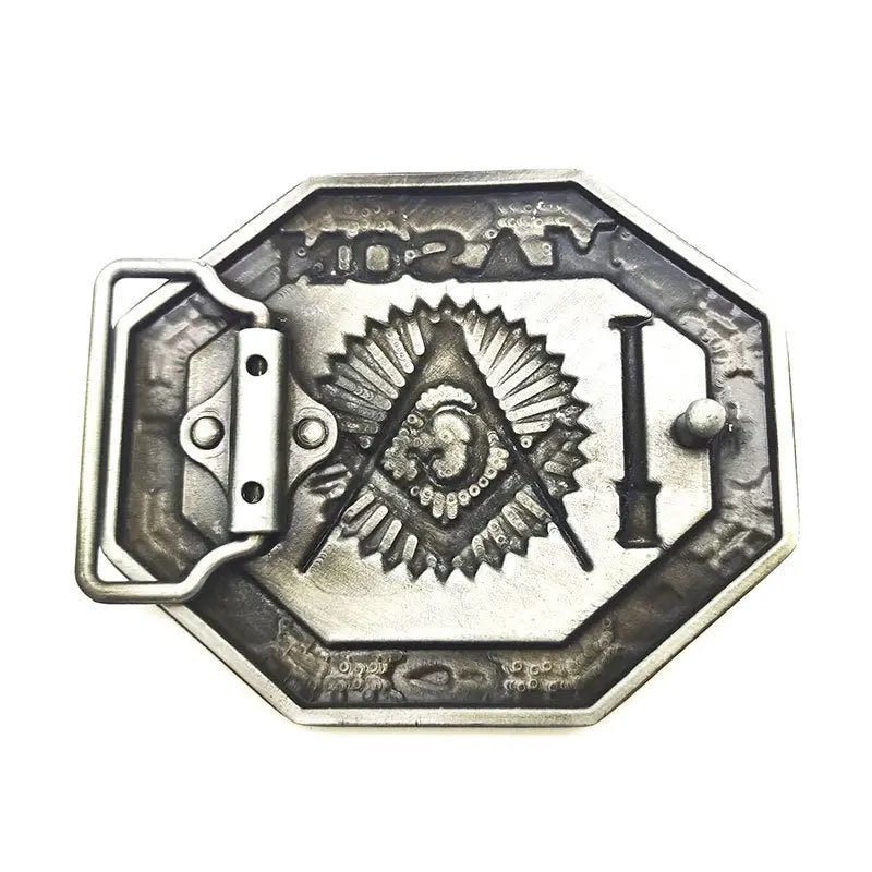 Masonic Belt Buckle - CowderryBelt BuckleStyle 2
