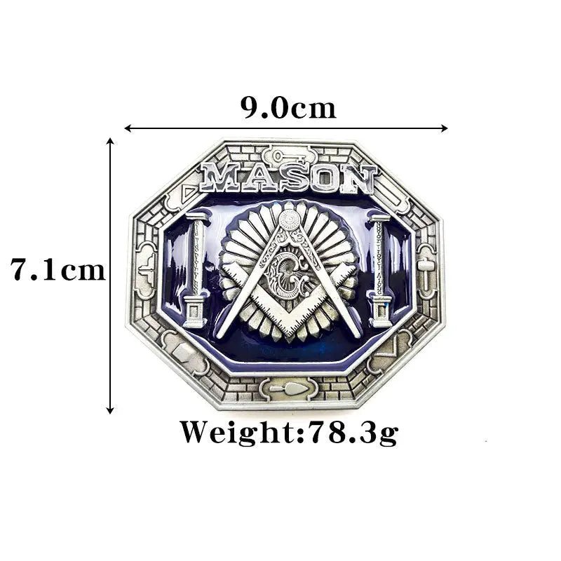 Masonic Belt Buckle - CowderryBelt BuckleStyle 2