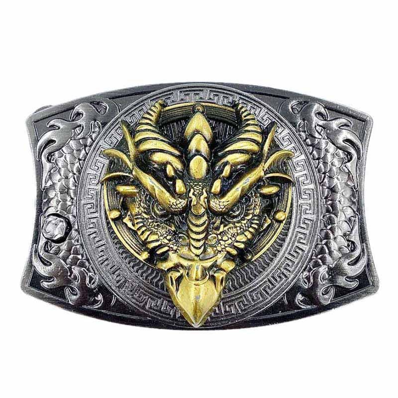 Metal Square Belt Buckle for Selfdefense - CowderryBelt BuckleDragon