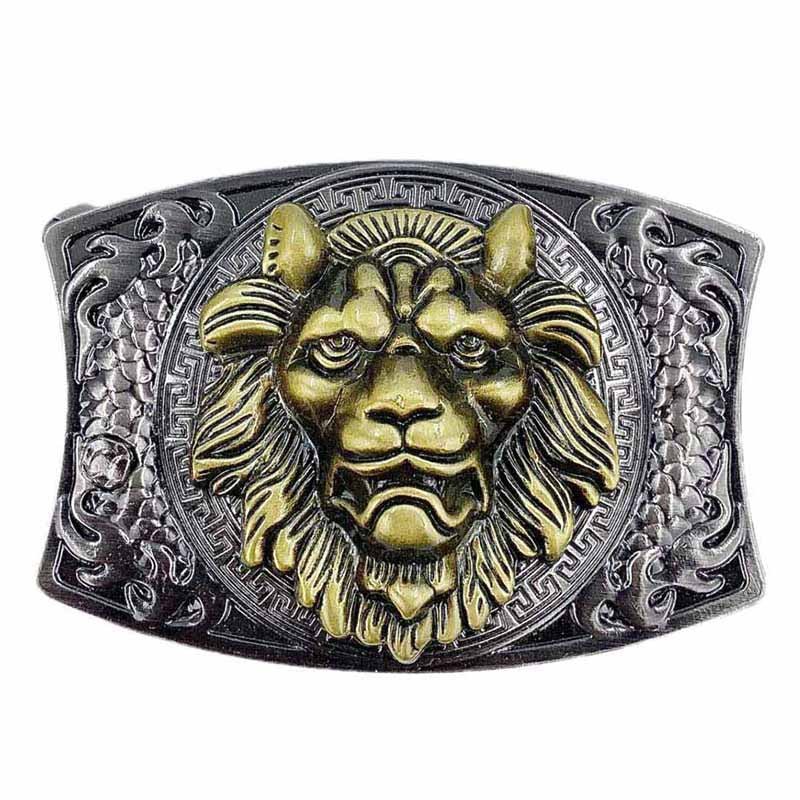 Metal Square Belt Buckle for Selfdefense - CowderryBelt BuckleLion