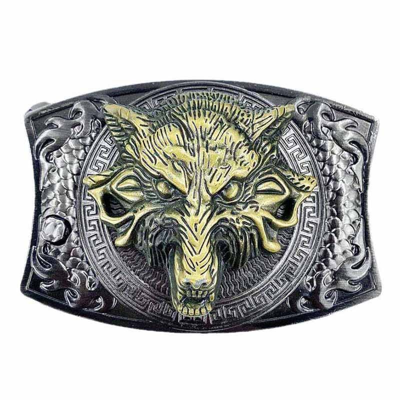 Metal Square Belt Buckle for Selfdefense - CowderryBelt BuckleWolf
