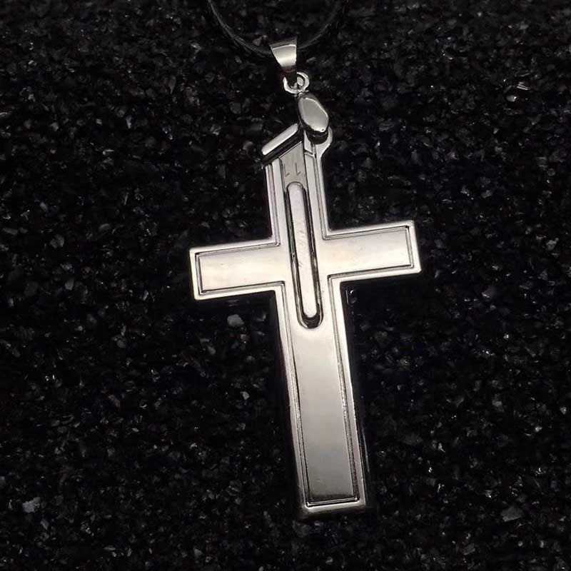Multifunction Cross Pendant Necklace - CowderryNecklacesSilver