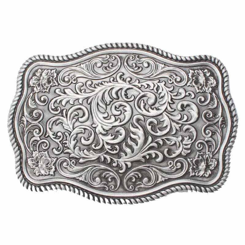 New Square Arabesque Belt Buckle - CowderryBelt BuckleSilver