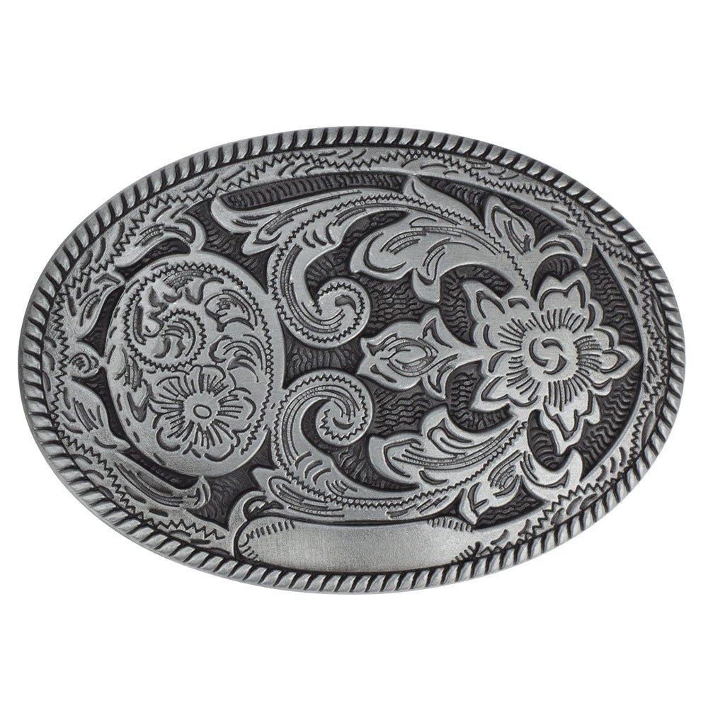 Oval Arabesque Belt Buckle - CowderryBelt BuckleBronze