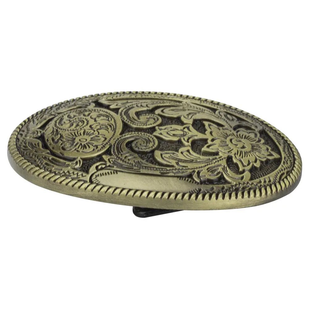 Oval Arabesque Belt Buckle - CowderryBelt BuckleBronze