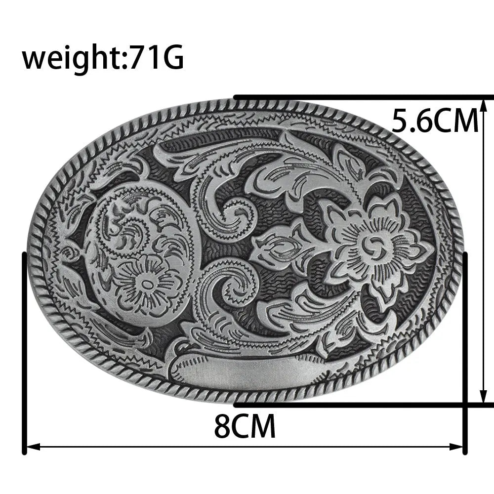 Oval Arabesque Belt Buckle - CowderryBelt BuckleBronze