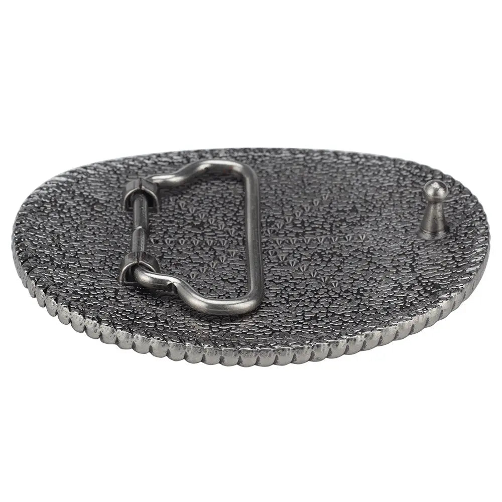 Pattern Antique Silver Belt Buckle - CowderryBelt BuckleSilver