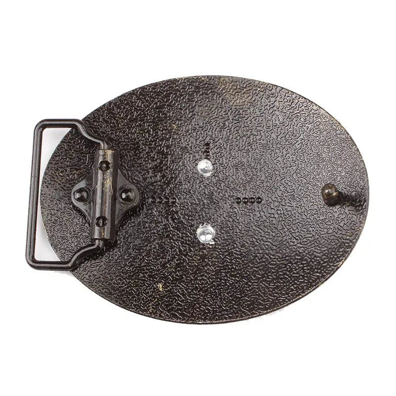 Patterned Sheep Head Belt Buckle - CowderryBelt Buckle