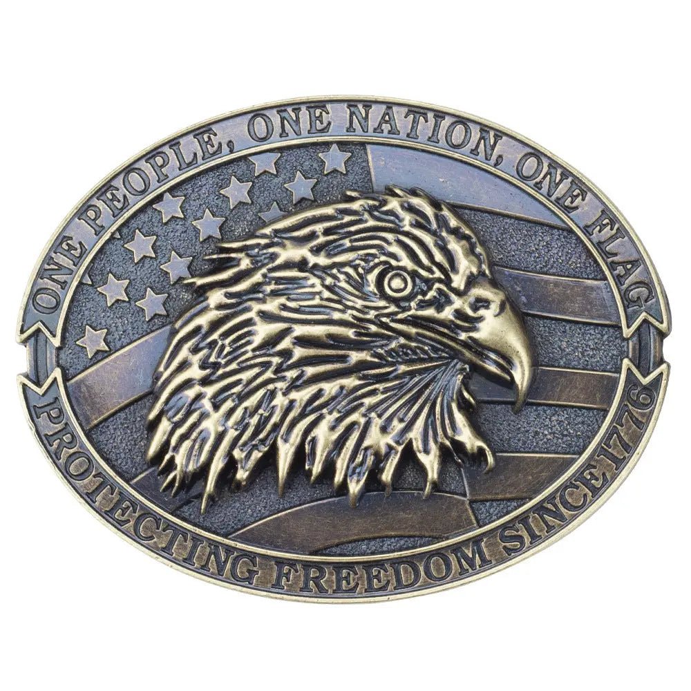 Protecting Freedom Since 1776 Belt Buckle - CowderryBelt BuckleBronze