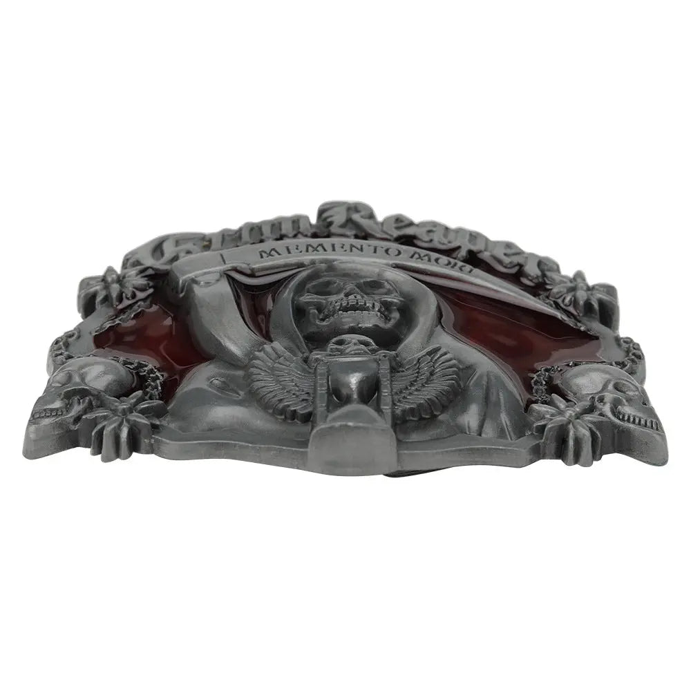 Skull Memento mori Belt Buckle - CowderryBelt BuckleRed