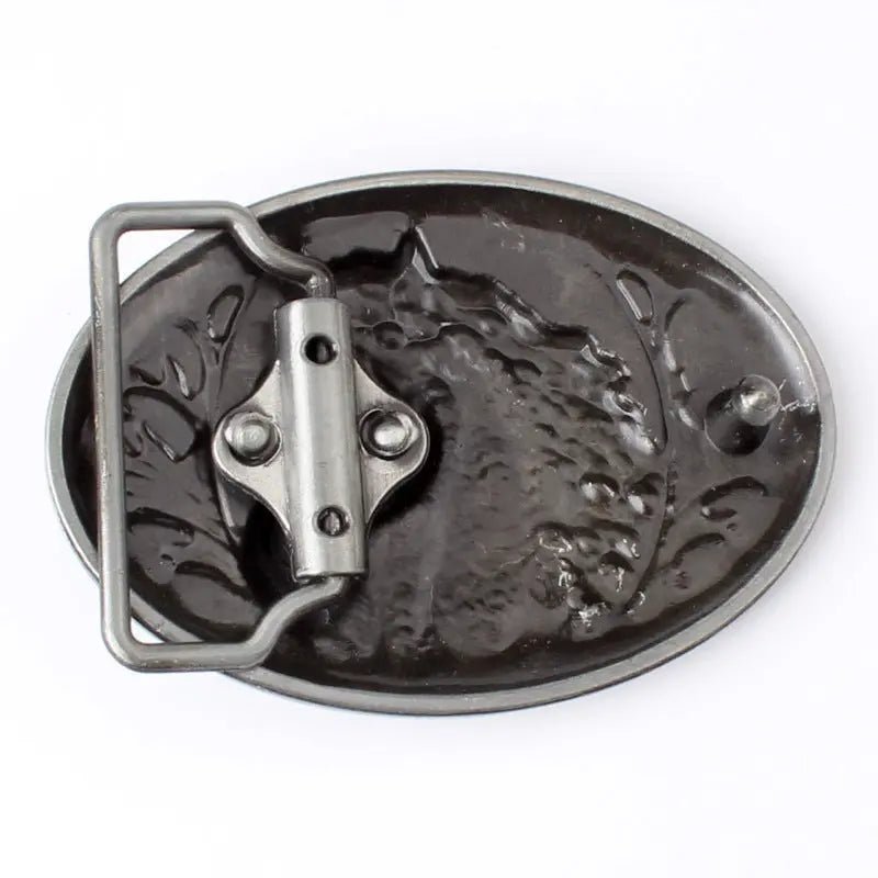 Sliver Horse Head Belt Buckle - CowderryBelt Buckle