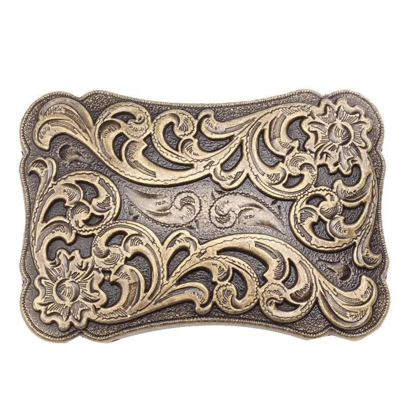 Square Arabesque Belt Buckle - CowderryBelt BuckleBronze
