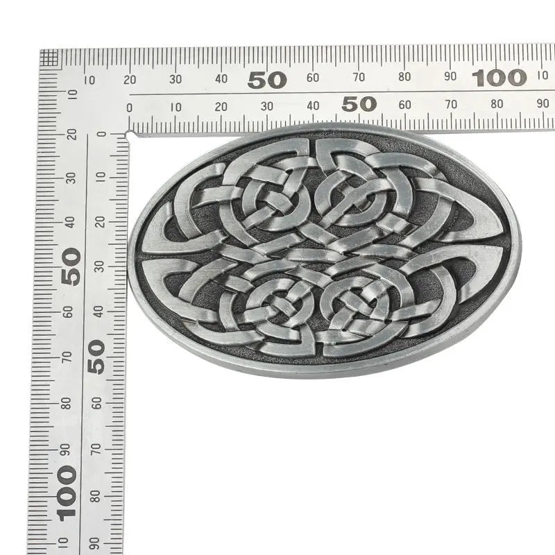 Square Celtic Belt Buckle - CowderryBelt Buckle