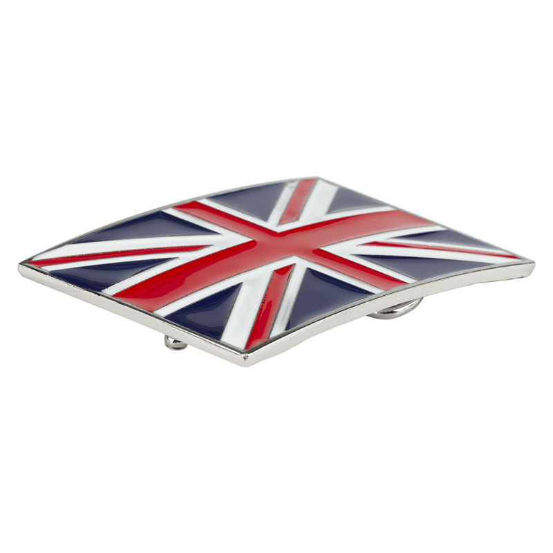 Square United Kingdom Flag Western Belt Buckle - CowderryBelt Buckles