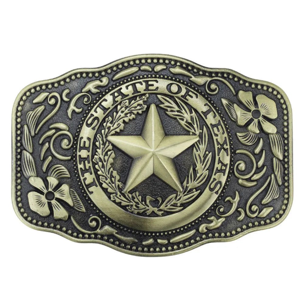 State of Texas Belt Buckle - CowderryBelt BuckleBronze