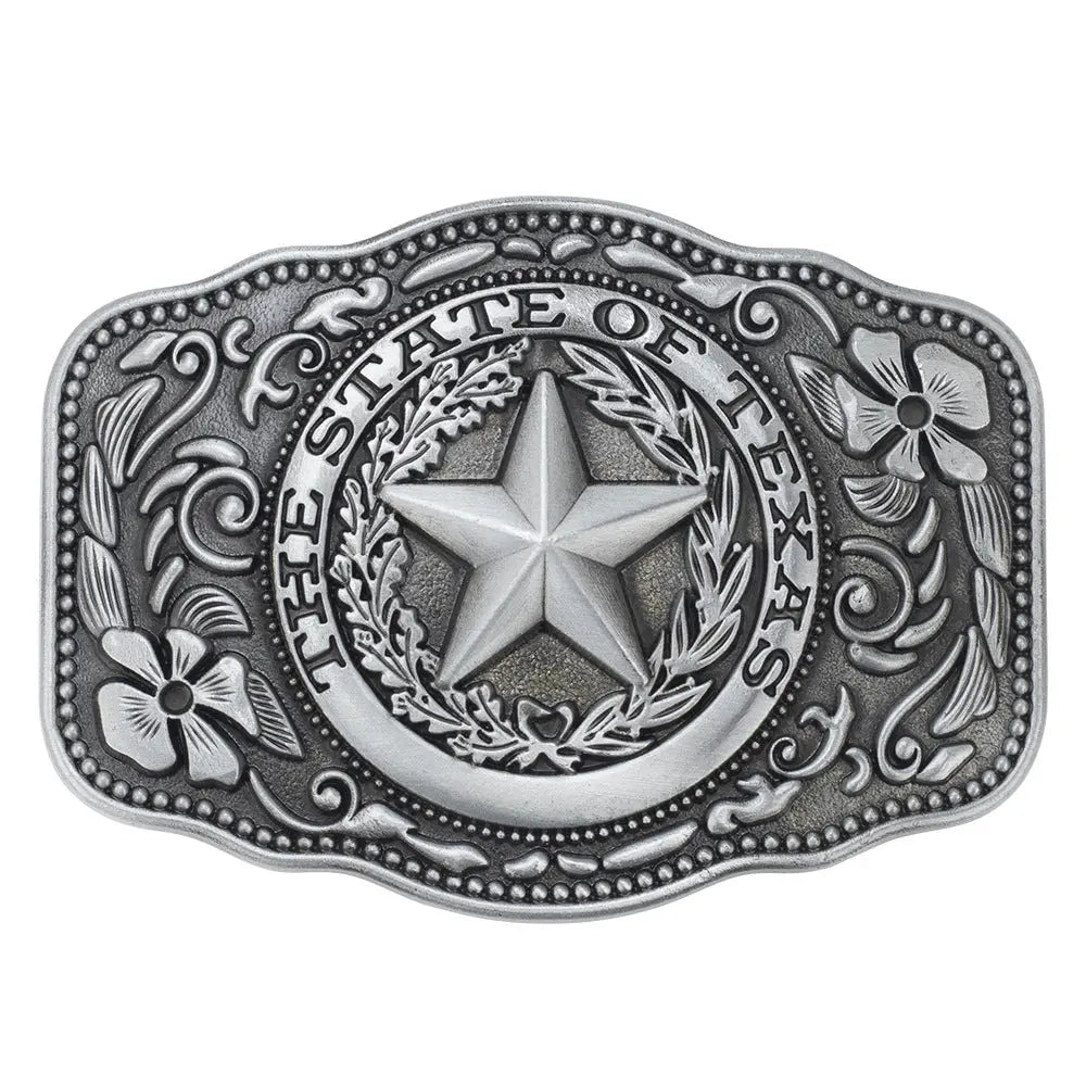 State of Texas Belt Buckle - CowderryBelt BuckleSilver