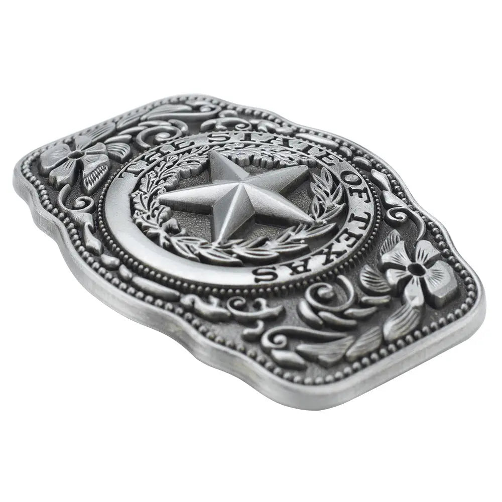 State of Texas Belt Buckle - CowderryBelt BuckleSilver