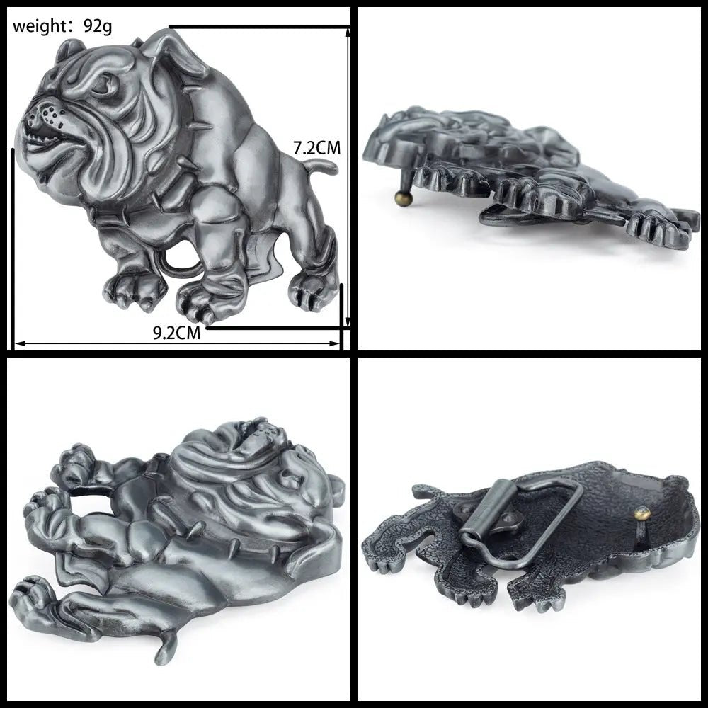 T1 Bulldog Belt Buckle - CowderryBelt BuckleSilver