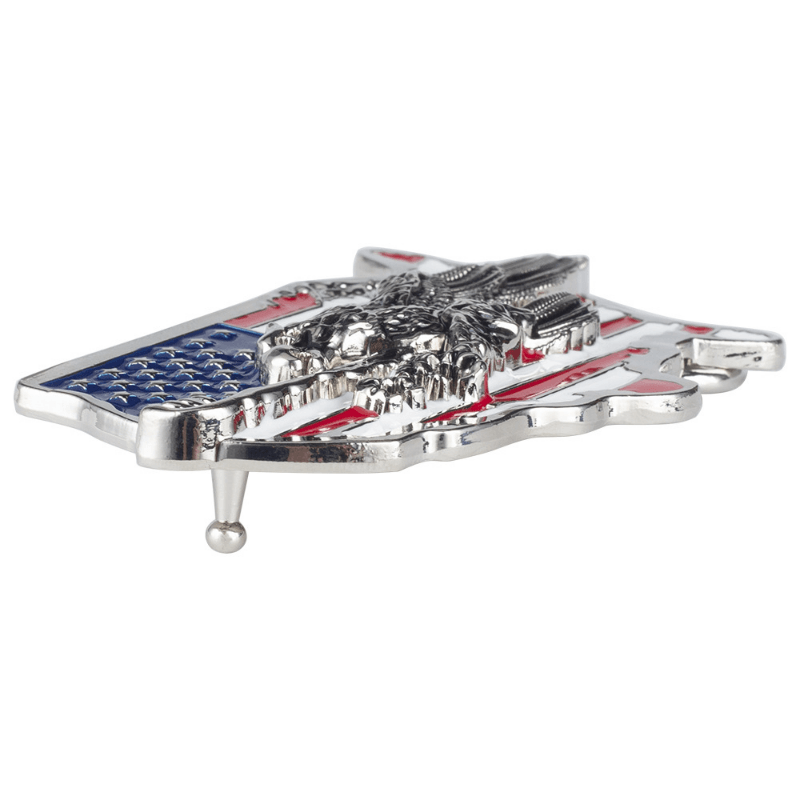 USA Map Eagle Western Belt Buckle - CowderryBelt Buckles