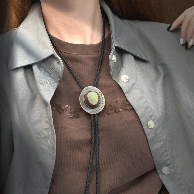 Western Cowboy Hat Bolo Tie - CowderryBolo TieBrozen