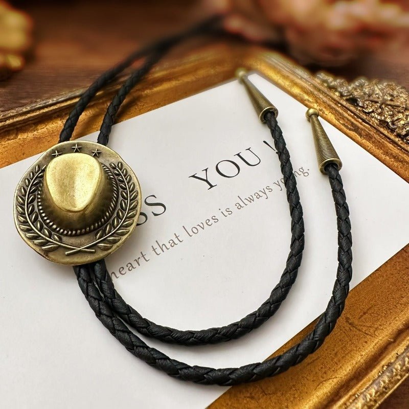 Western Cowboy Hat Bolo Tie - CowderryBolo TieKing