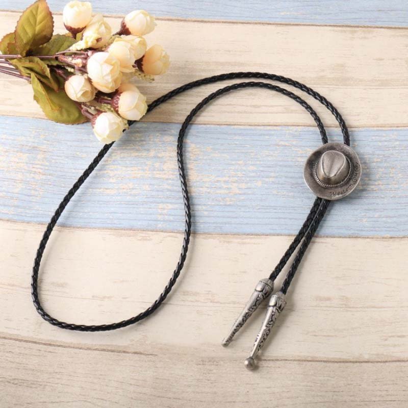 Western Cowboy Hat Bolo Tie - CowderryBolo TieSliver