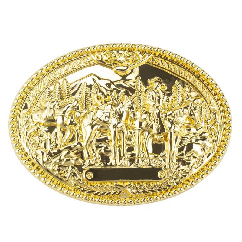 Western Cowboys Colts Belt Buckle - CowderryBelt BuckleGold