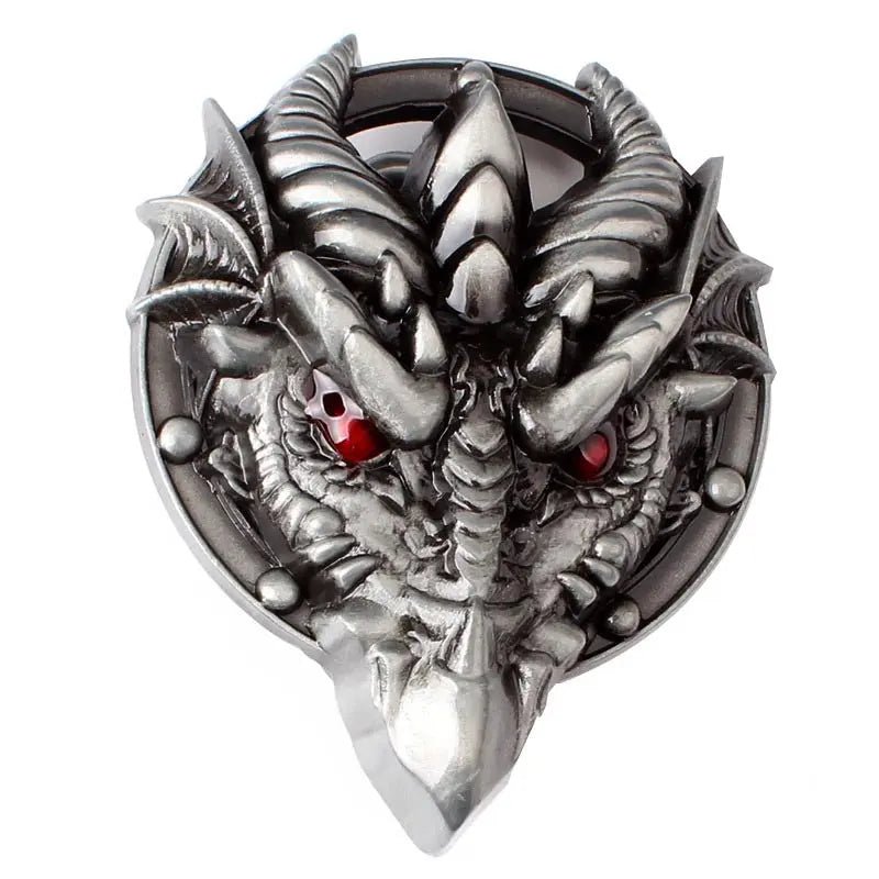 Western Dragon Head Belt Buckle - CowderryBelt Buckle